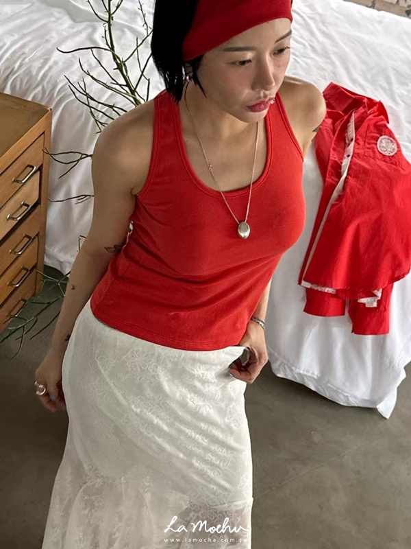 愛心釦繽紛美背背心